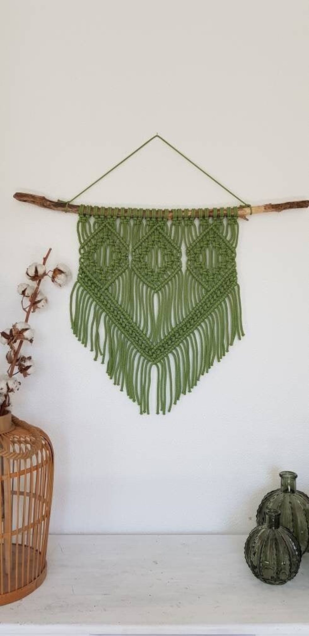 Macramé PATTERN DIY Tapestry Knots Simple Tutorial for Beginners ...