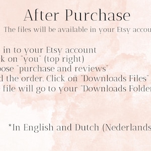 Uitleg hoe je het digitaal bestand kunt downloaden nadat je het hebt gekocht