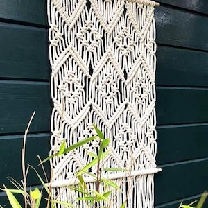 Macramé PATTERN DIY Wall Hanging Tutorial Make your own Macramé Wall Hanging Download PDF Wall Hanging Basic Pattern with Step by Step Explanation image 3