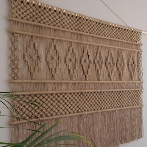 Macrame Pattern DIY Wall Hanging Beginners Tutorial Make Your Own Wall Hanging DIY Macrame Download PDF Basic Instruction Step by Step Explanation image 4