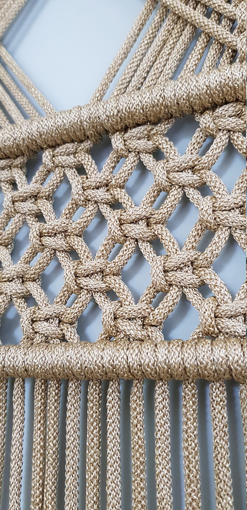 Macrame Wall Hanging GOLD High End Quality Wall Art Exclusive Etsy