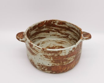 Handmade Ceramic Salad Bowl: Country Style Soup Bowl
