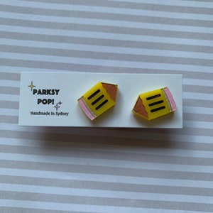 Pencil Stud Earrings