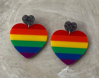 OG Pride Heart Dangles