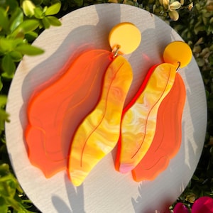 Tulpenohrringe - Frühlingsblüten
