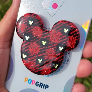Mickey popsocket Christmas Plaid disney popsocket.