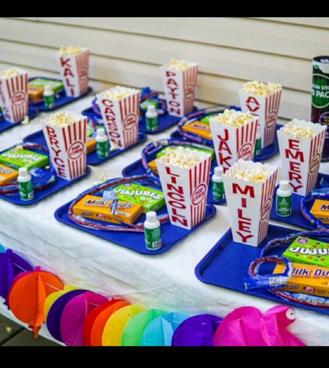 Personalized Popcorn Buckets. Single Serve Containers for Etsy