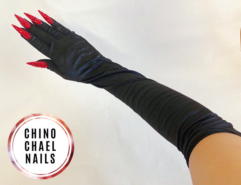 black satin opera gloves black satin opera gloves
