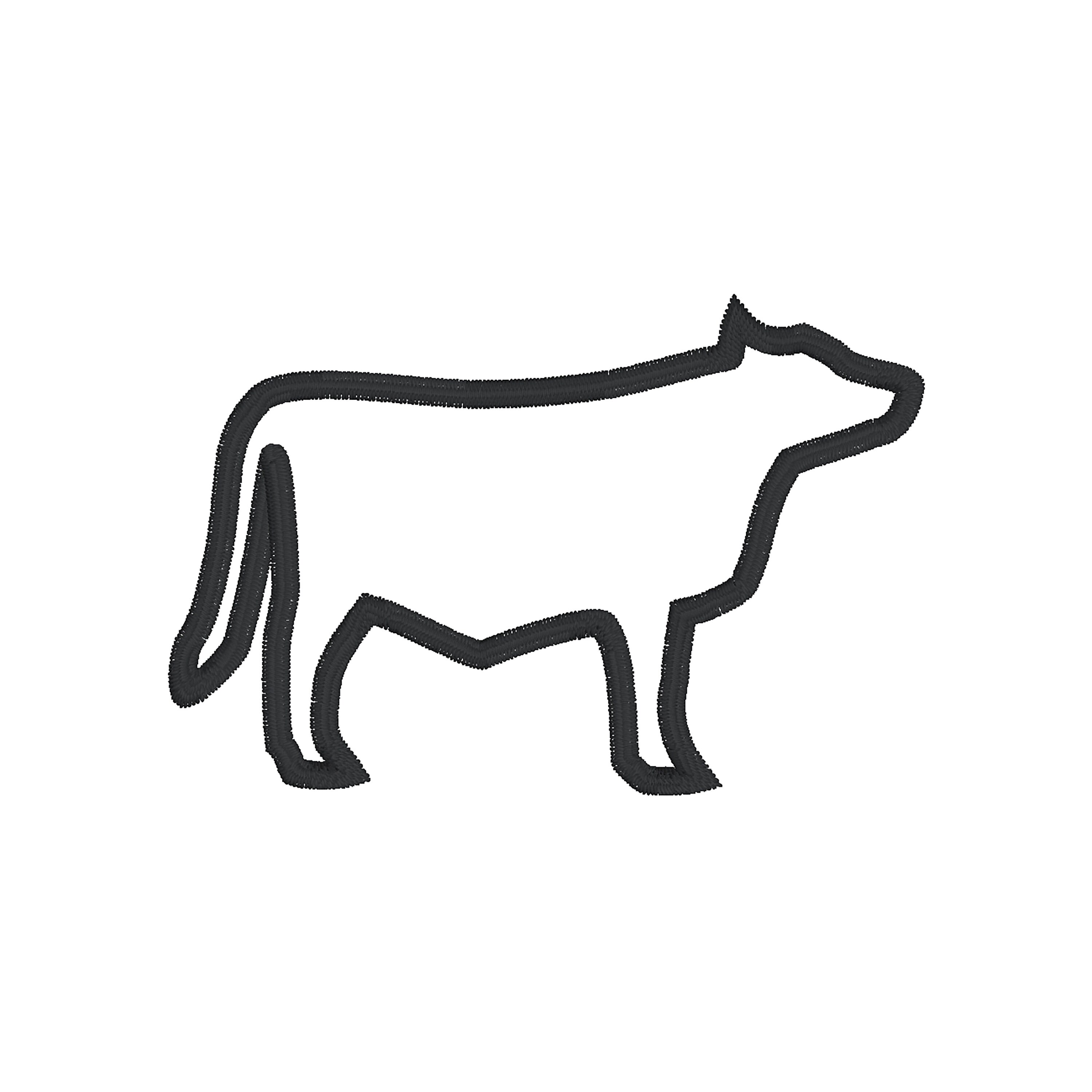 Livestock Embroidery Design Outline Package for Machine Etsy