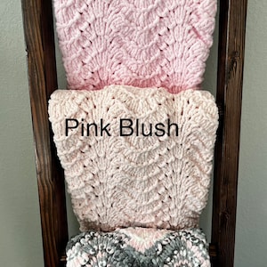 Knit Baby Blanket Super Soft Various Colors image 9