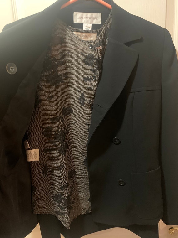 Vintage Black 3Pc Jones of NY Suit - Size 6 - image 6