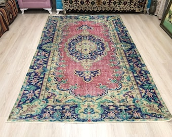 HOMEDECOR VİNTAGE CARPET tappeti, grandi tappeti, tappeti da palazzo, tappeti turchi, tappeto, vintage, fatto a mano, 165x262 cm, 5,4x8,6 piedi,