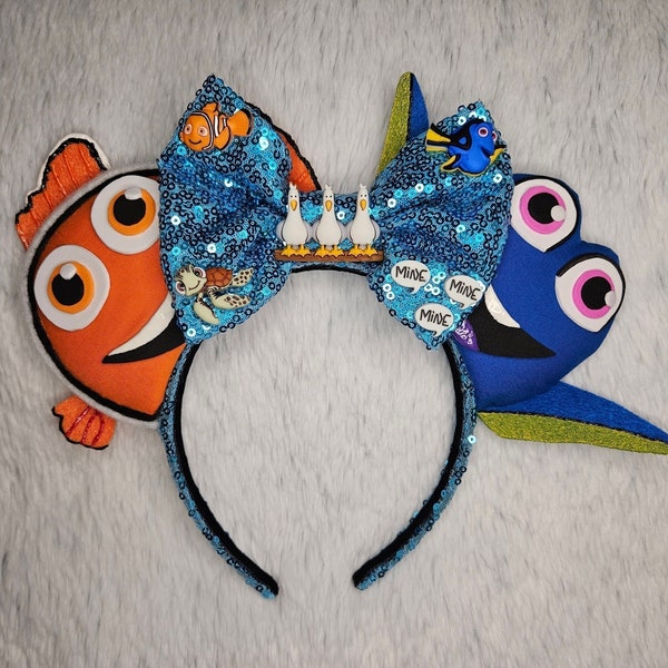 Nemo and Dory Minnie Mouse ears | Finding Nemo