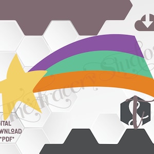 Mabel's Rainbow Shooting Star !! Digitale download!!