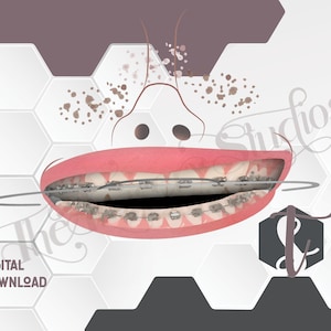 Darla's gezicht - Perfect voor maskers! !!Digitaal downloaden!!