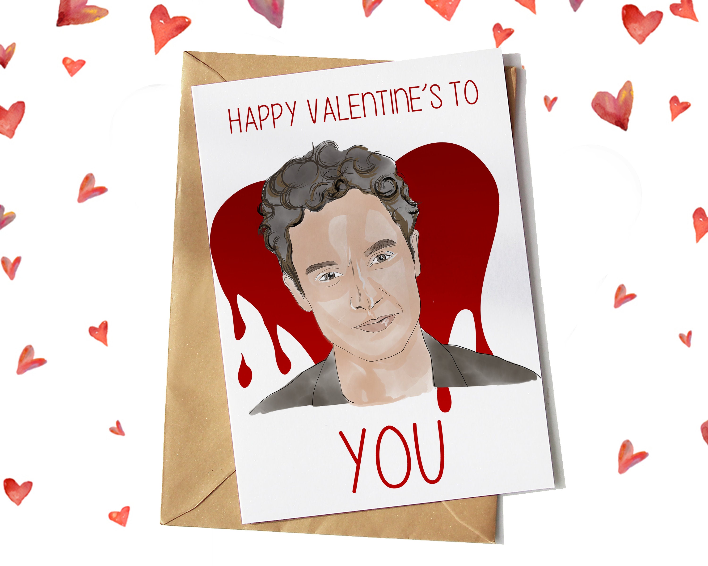 YOU Netflix Valentines Card Happy Valentine's To YOU Etsy