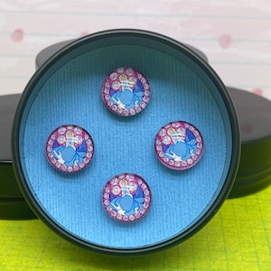 Cinderella - Dancer Audition Number Magnetic Pins - Magnetic Pins - Bib magnets
