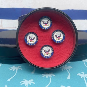 Navy - Tänzerin Casting Nummer Magnet Pins - Magnet Pins
