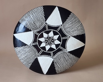 Authentic African wood shield wall 21inches Diameter