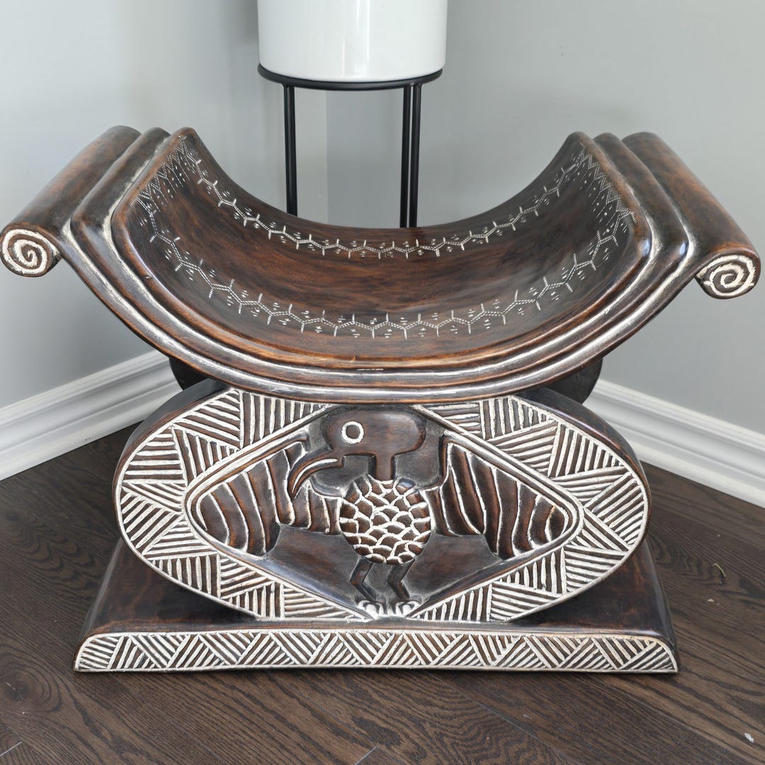 Ashanti Ceremonial Handcarved African Stool - Etsy