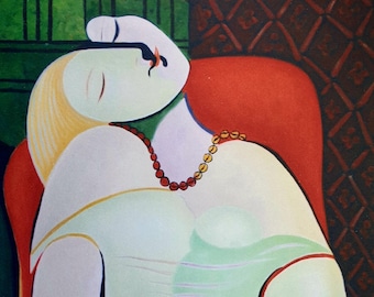 Pablo Picasso, The Dream, Hand Signed Lithograph