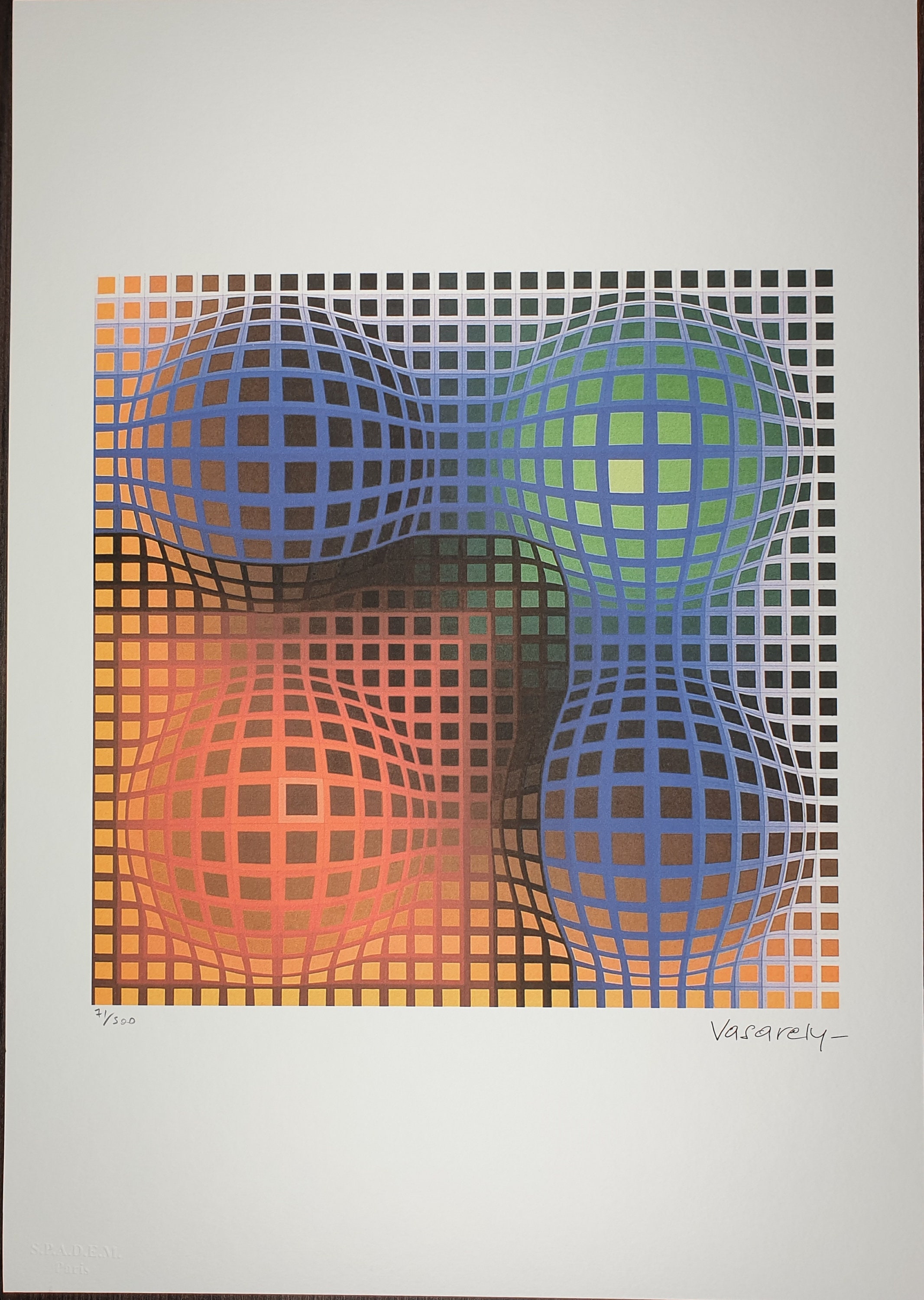 Victor Vasarely, 'vega-arny', Plate Signed Lithograph - Etsy