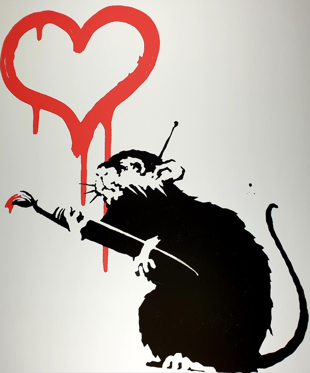 Banksy「Rat with 3D Glasses」シリアル サイン 書類付