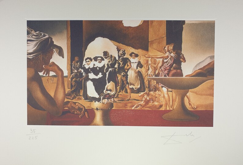 Salvador Dalí, Slave Market With the Disappearing Bust of Voltaire