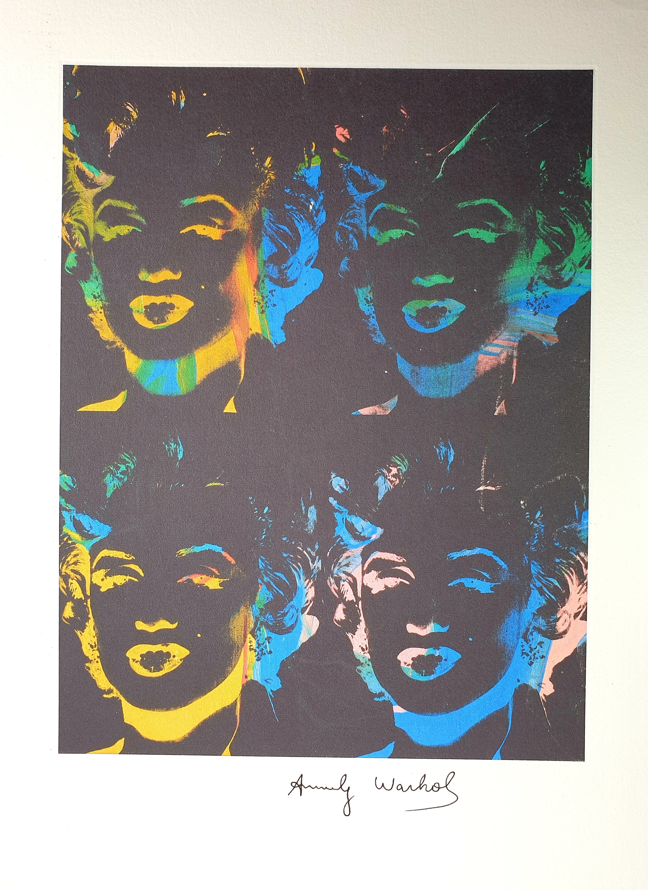Andy Warhol, Marilyn Monroe 1967, Plate Signed Lithograph - Etsy