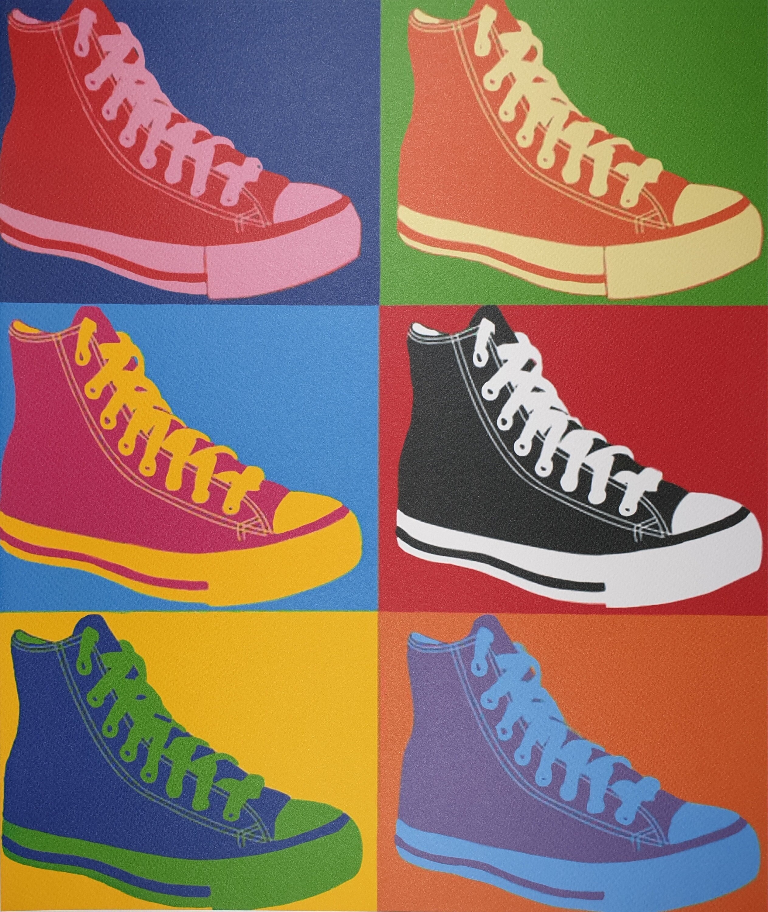 Onze onderneming iets Meesterschap Andy Warhol Converse Shoes Plate Signed Lithograph - Etsy