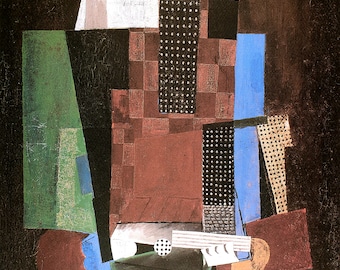 Pablo Picasso, Guitarist, Plate Signed Lithograph
