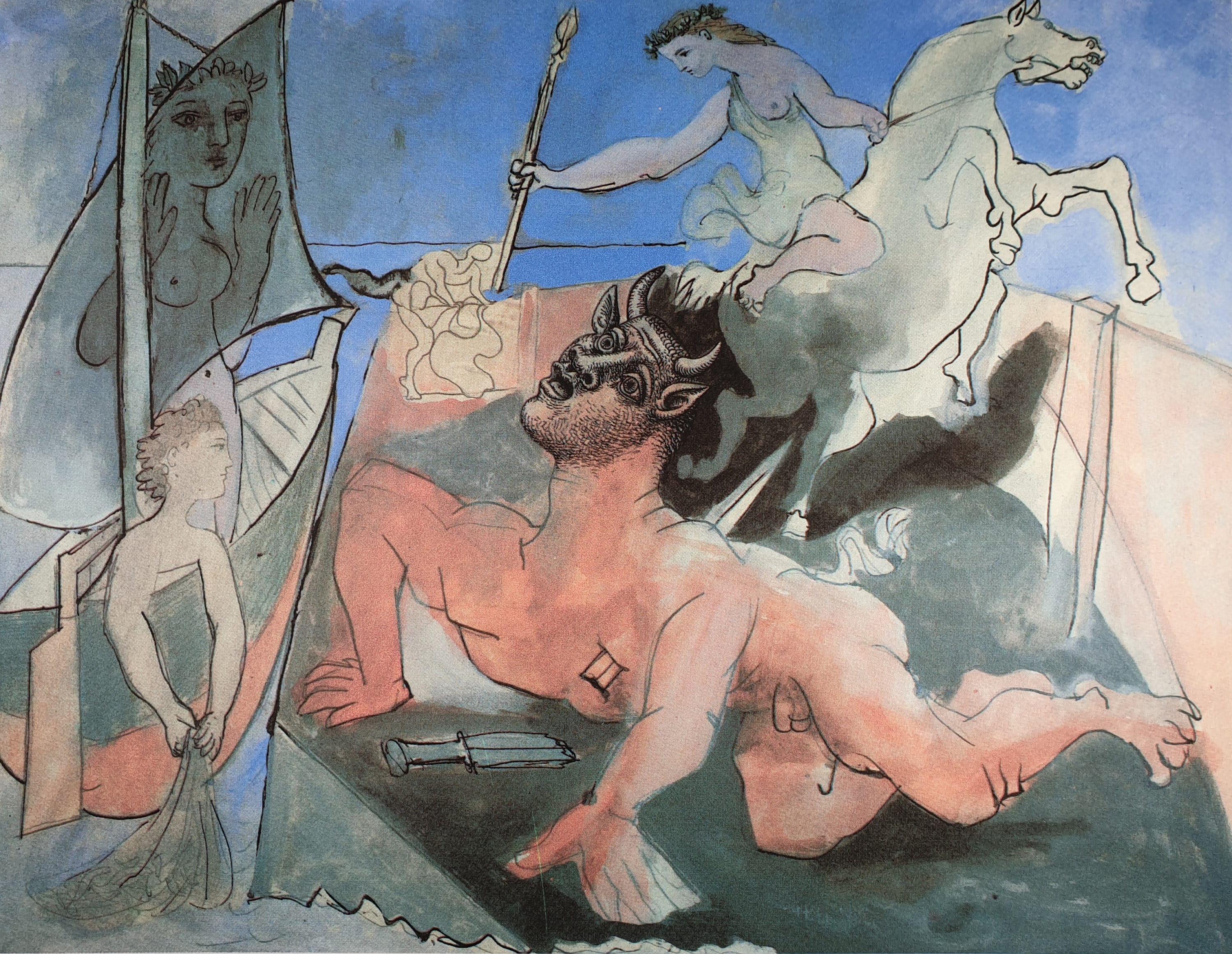 Minotaur picasso - Etsy 日本