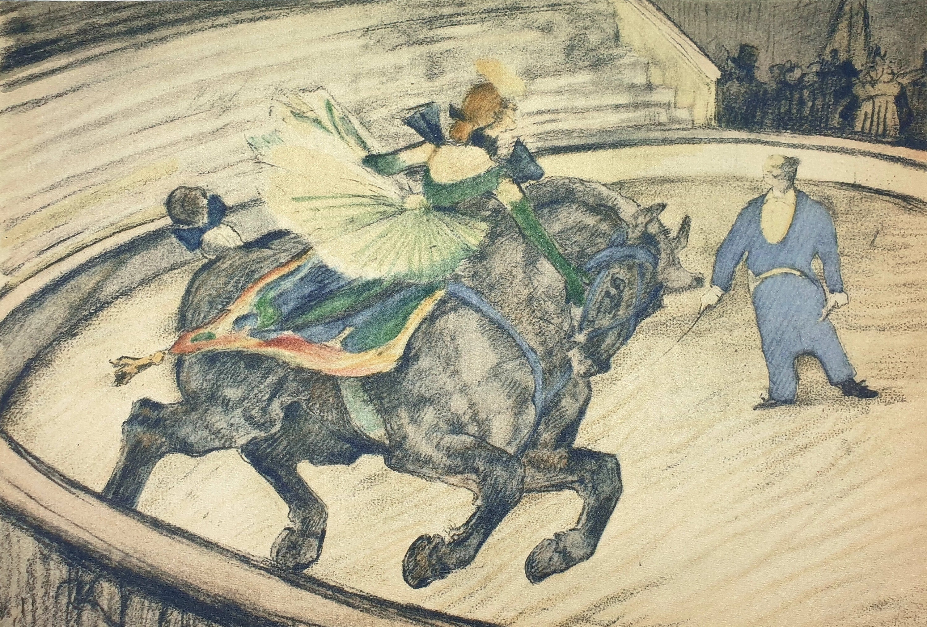Henri De Toulouse-lautrec, at the Circus-work in the Ring