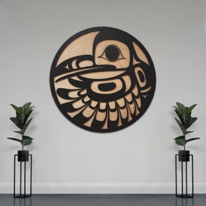 Coast Salish Raven II Wall Art image 1