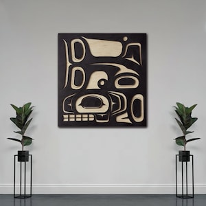 Coast Salish Killer Whale Wall Art