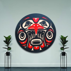 Coast Salish Hawk Wall Art