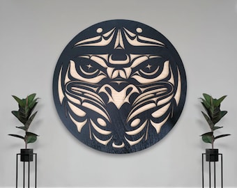 Coast Salish Eagle Wall Art - Sacred Spirit
