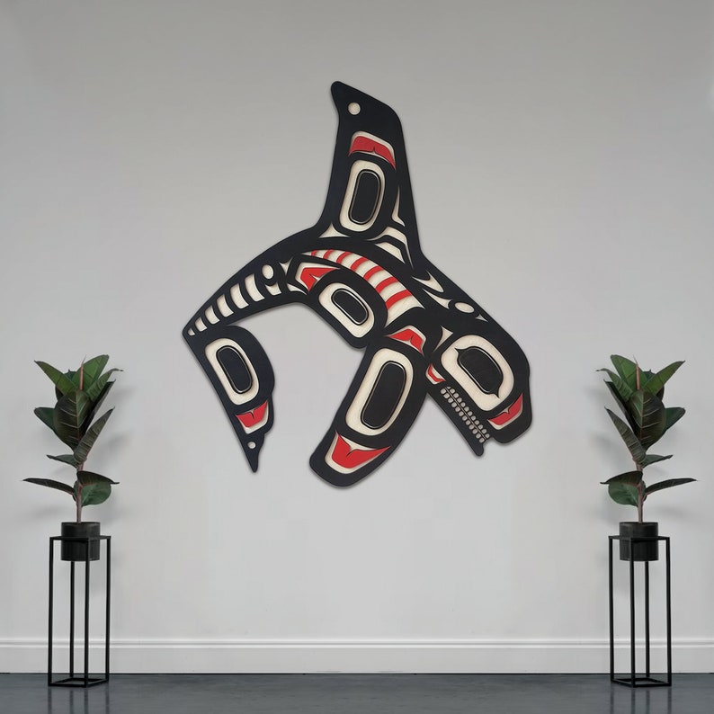 Coast Salish Killer Whale II Wall Art