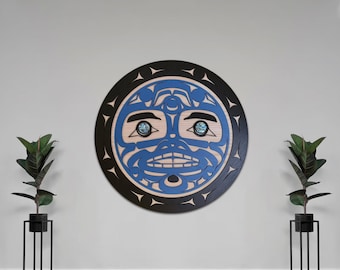 Coast Salish New Moon Wall Art