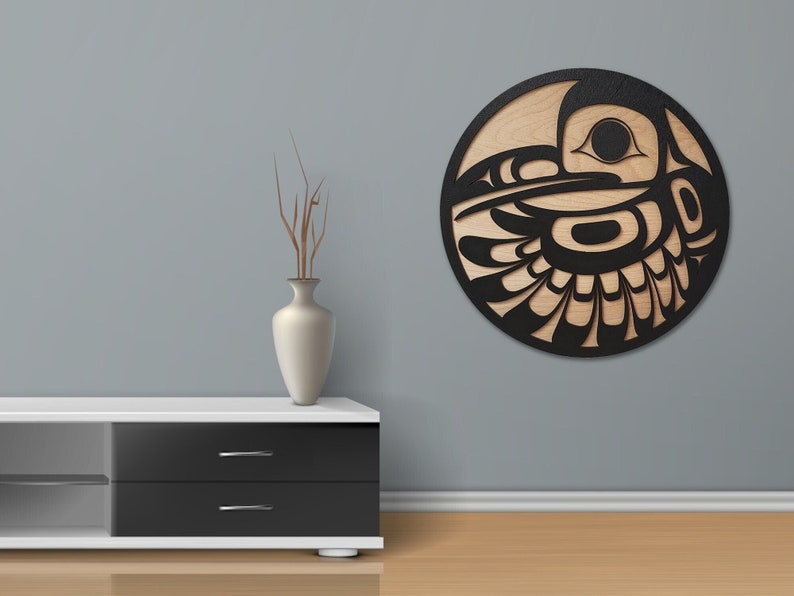 Coast Salish Raven II Wall Art image 2