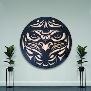 Coast Salish Eagle Wall Art - Sacred Spirit