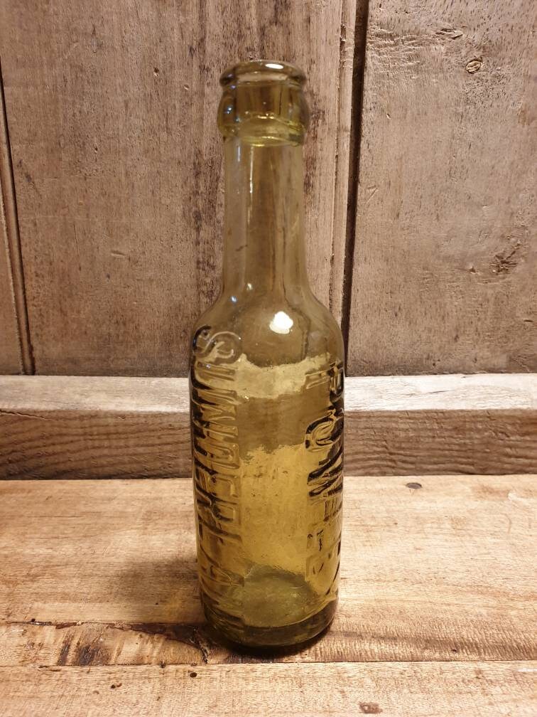 Antique Redfearn Bros Bottlemakers Bouteille en Verre Brun.