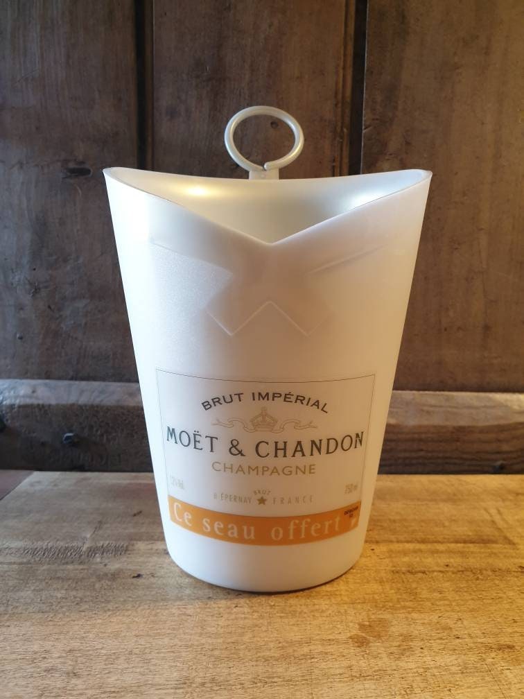 Vintage 1980's Miniture Blanc Moet - Chandon Champagne Seau
