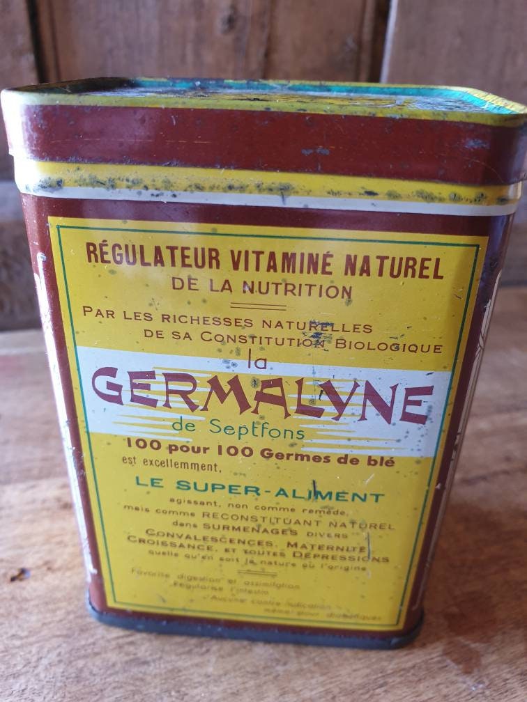 Français, Vintage, Germalyne Tin Des Années 1960