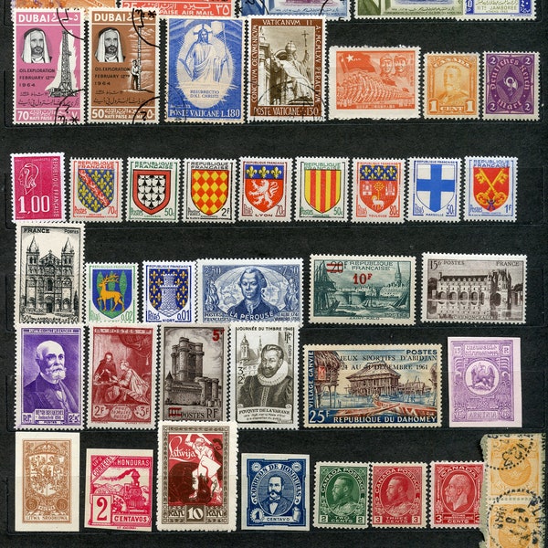 Old Worldwide mostly mint stamps in fine to very fine condition. Many with good values. A very nice lot