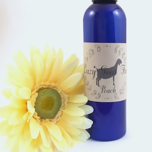 Goat Milk Lotion Peach 4oz