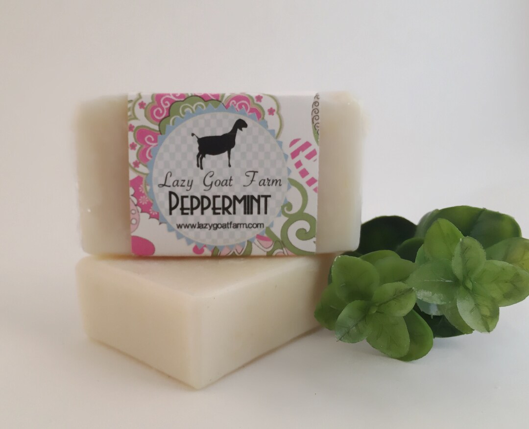 Peppermint Goat Milk Soap, All Natural Soap, Handmade Soap, Homemade