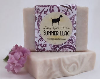 Lilac Goat Milk Soap, All Natural Soap, Handmade Soap, Homemade Soap, Handcrafted Soap
