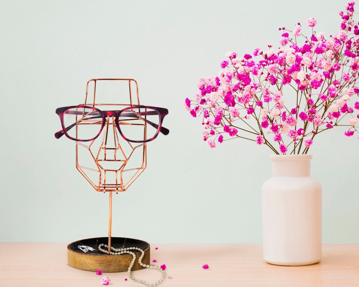 Front Back Spectacle Stand Multi Purpose Desk Organiser Eyeglass
