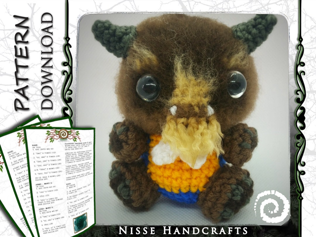 Amigurumi Pattern Beast - Etsy